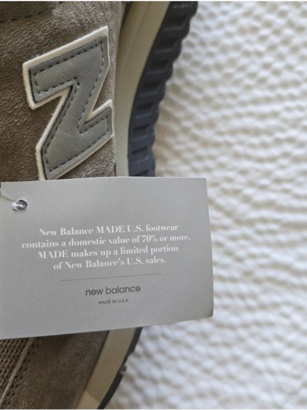 New Balance 998 Men 11 Made In USA Gray Suede   And Mesh Sneakers 0826 - Picture 5 of 10